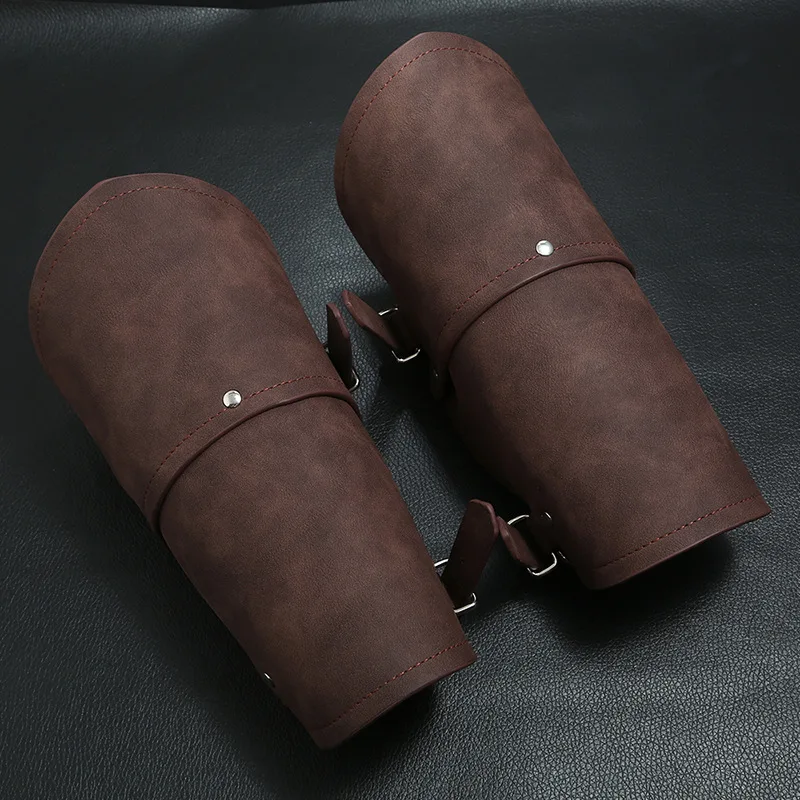 Leather Bracelet - Rękawice Średniowieczne Zbroja Szerokie Mankiety Bransolety