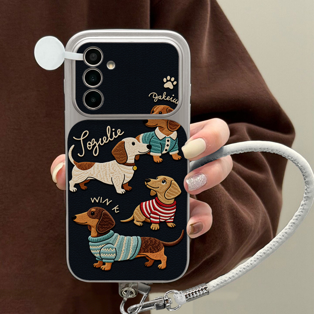 Leather Bracelet - Etui na telefon z motywem kreskówkowego