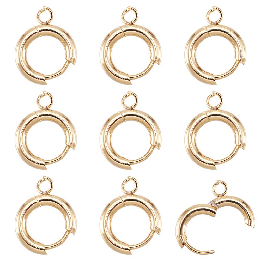 Hoop Earrings - 10 szt. Haczyki do kolczyków typu