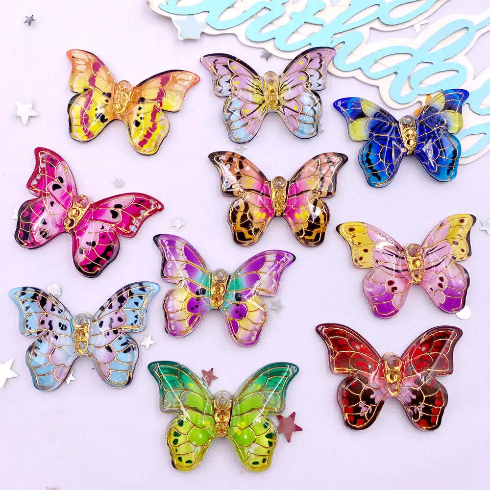 Paradise Jewelry & Watches Llc Miami Reviews - 10 sztuk kolorowe piękne figurki motyli