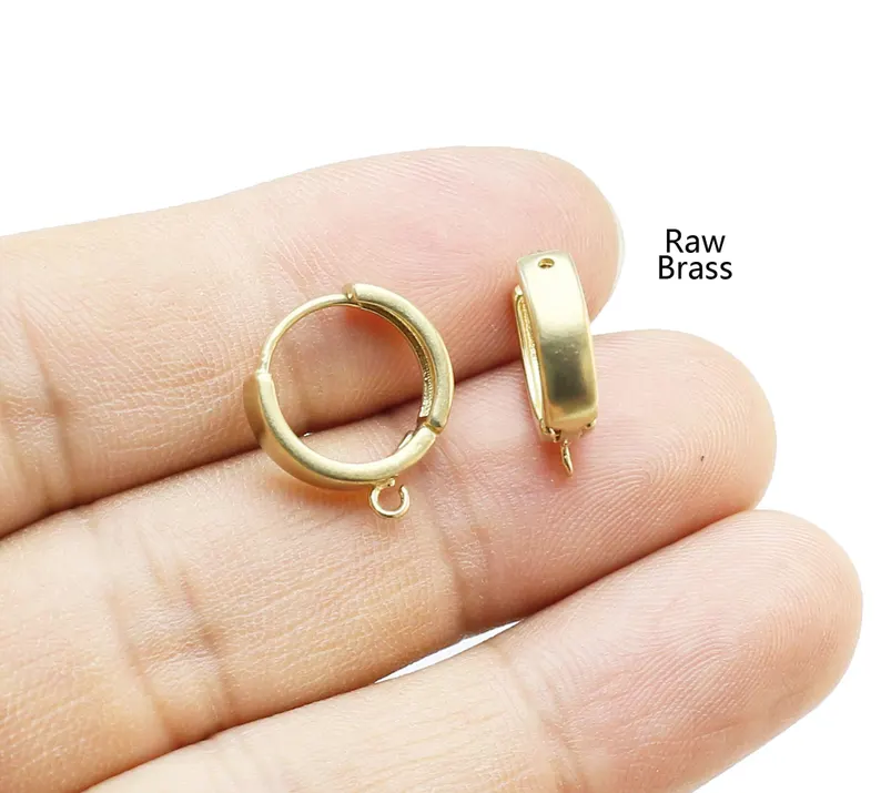Hoop Earrings - 10 sztuk okrągłych kolczyków w kształcie