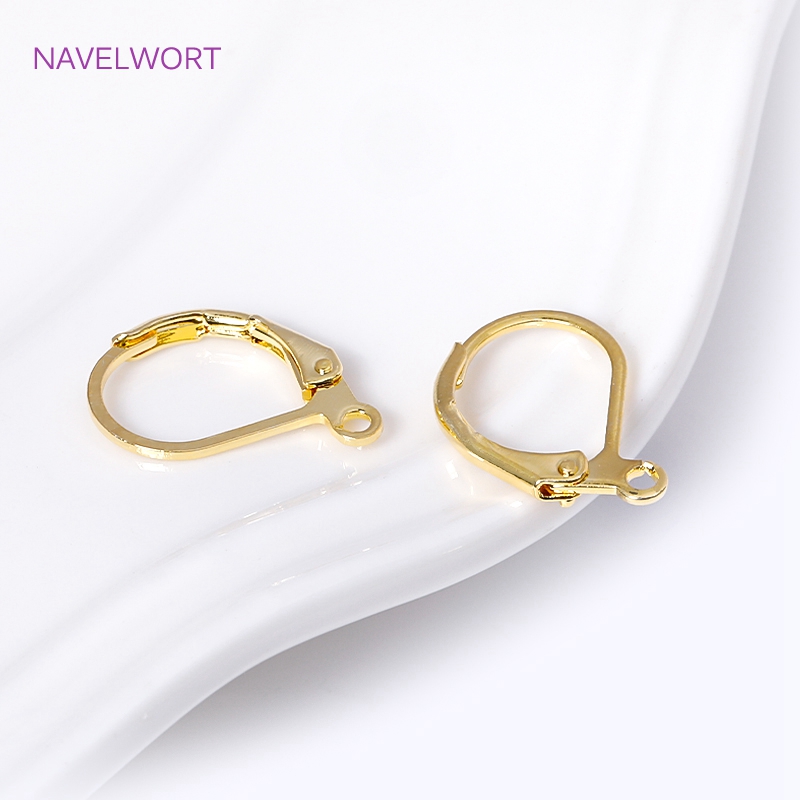 Hoop Earrings - Modne francuskie kolczyki z dźwignią na