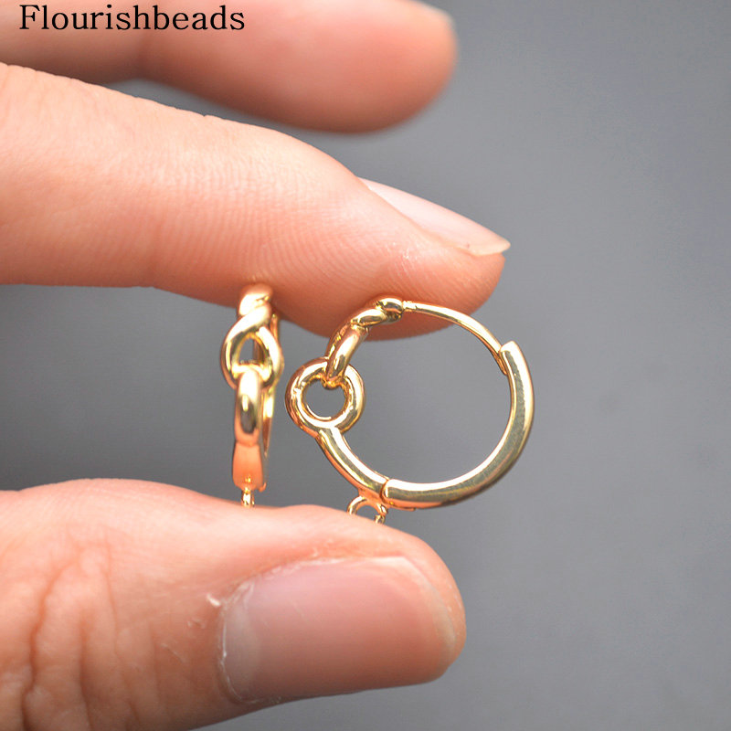 30 szt. Skręcone Okrągłe Kółka – Hoop Earrings recenzja i cena
