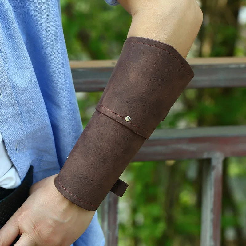 Rękawice Średniowieczne Zbroja – Leather Bracelet recenzja i cena