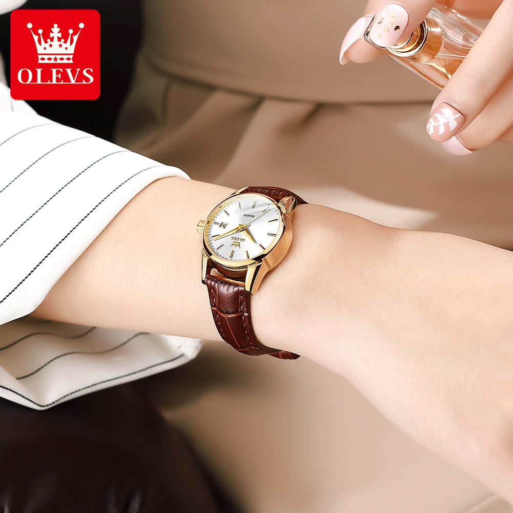 OLEVS Zegarek 6898 Damski Oryg – Leather Bracelet recenzja i cena
