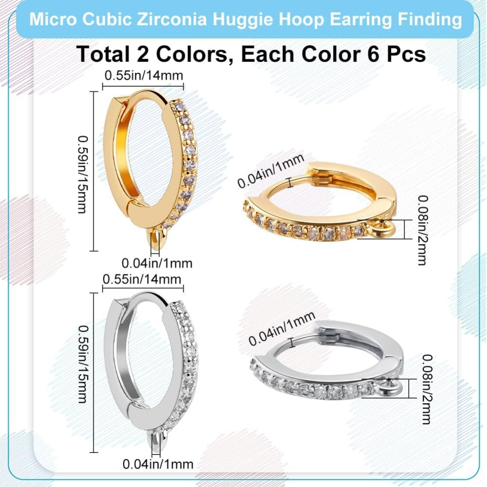 1 pudełko 12 sztuk okrągłych h – Hoop Earrings recenzja i cena