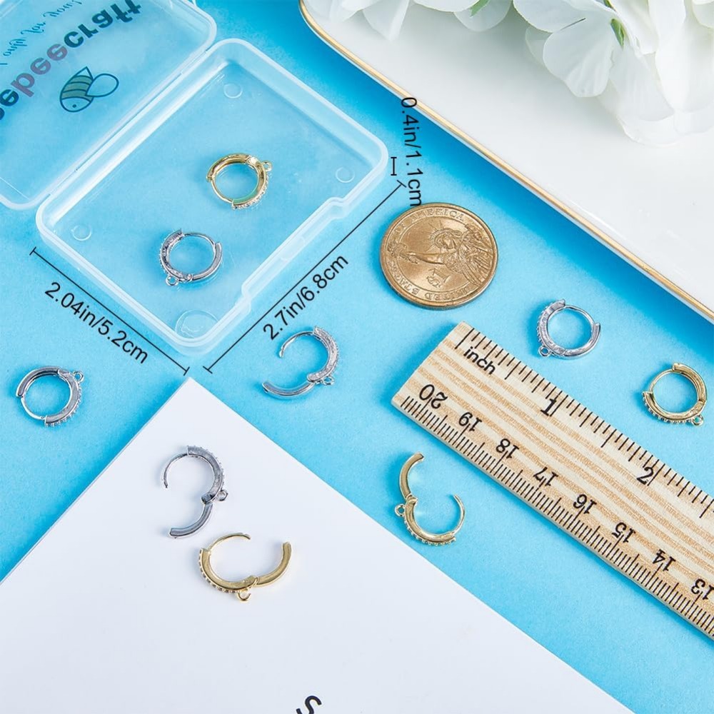 1 pudełko 12 sztuk okrągłych h – Hoop Earrings recenzja i cena