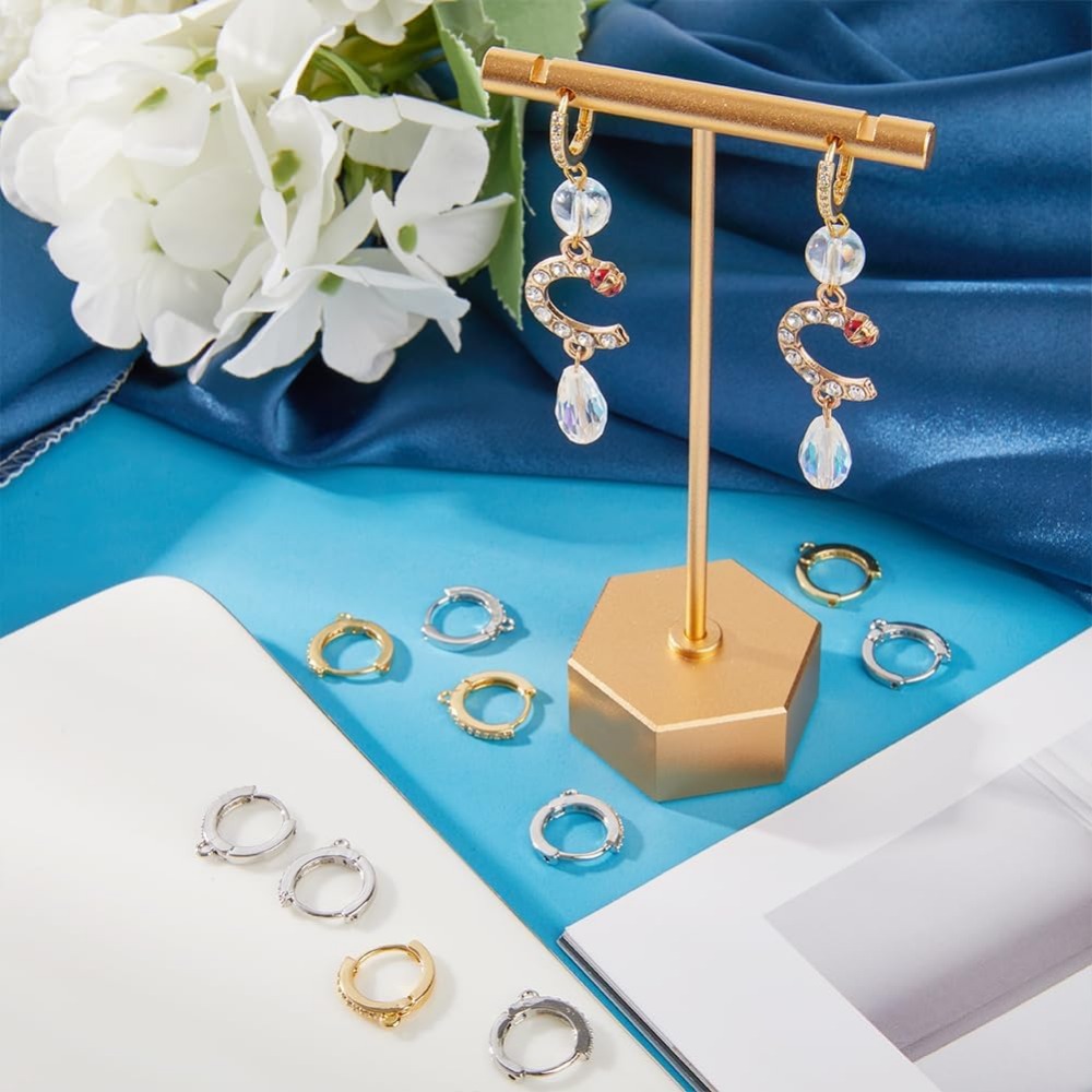 1 pudełko 12 sztuk okrągłych h – Hoop Earrings recenzja i cena