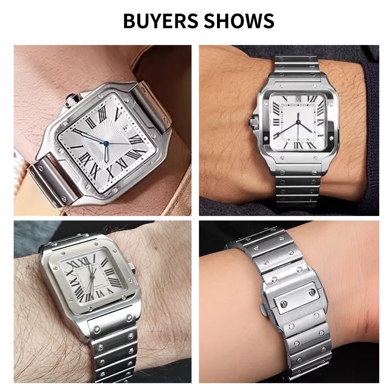 23mm Wysokiej Jakości Pasek do – Cartier Watch Santos recenzja i cena