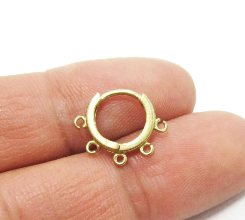 10 sztuk mosiężnych obręczy do – Hoop Earrings recenzja i cena