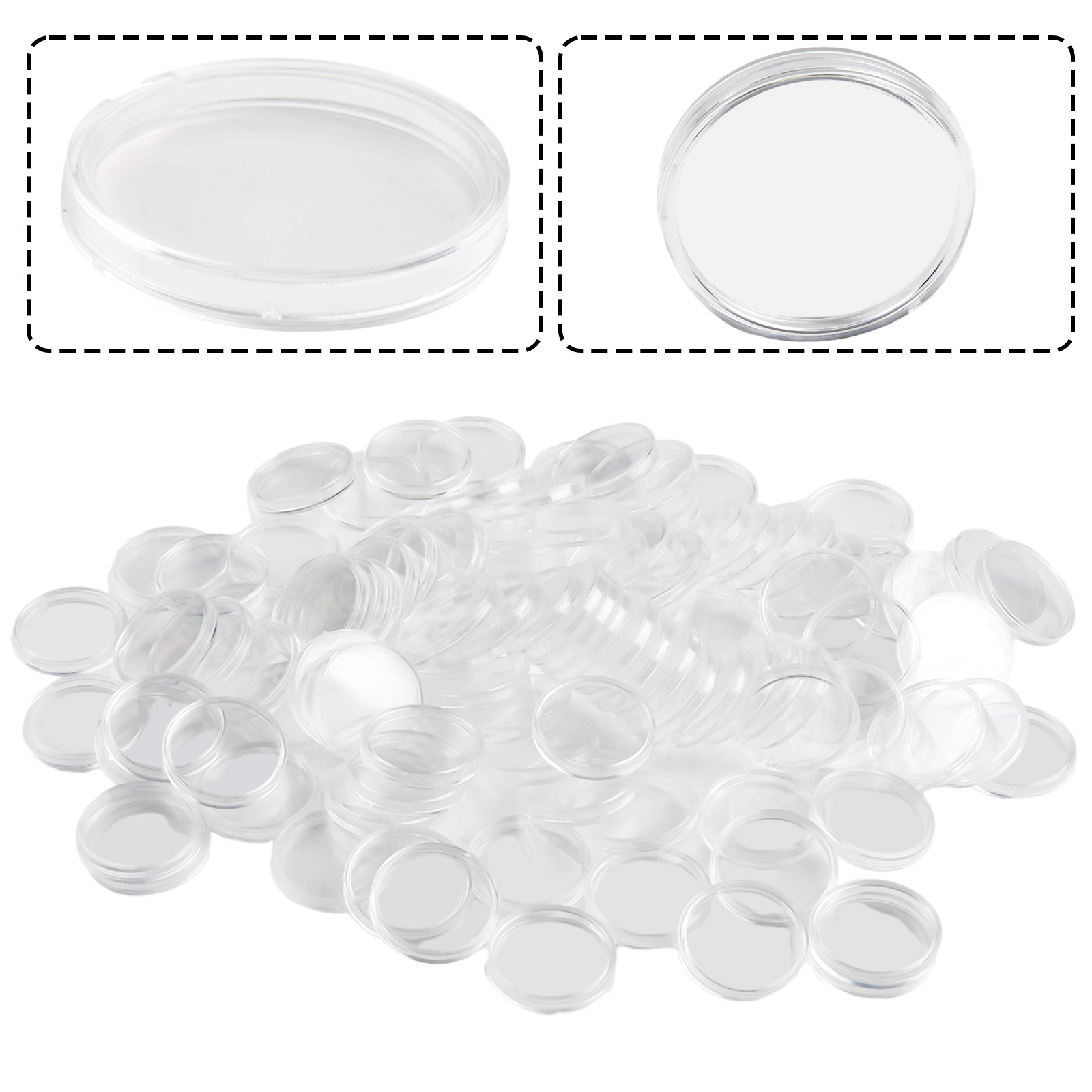 100 szt. Przezroczyste Plastik – Collectors Coins Jewelry & Watches Of Smithtown Reviews recenzja i cena