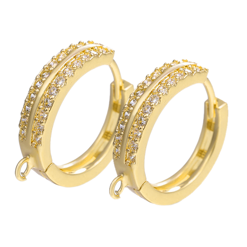Juya 2 4 sztuk/partia DIY 18K  – Hoop Earrings recenzja i cena