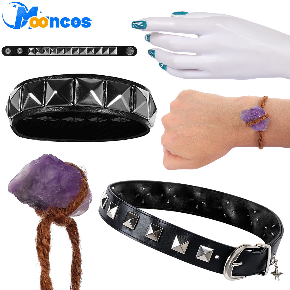 Billie Doe Cosplay Naklejki na – Leather Bracelet recenzja i cena