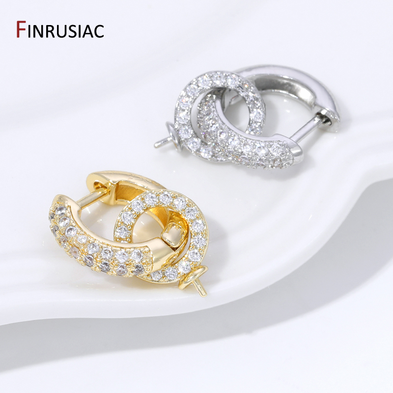 Kolczyki koła z mosiądzu plate – Hoop Earrings recenzja i cena
