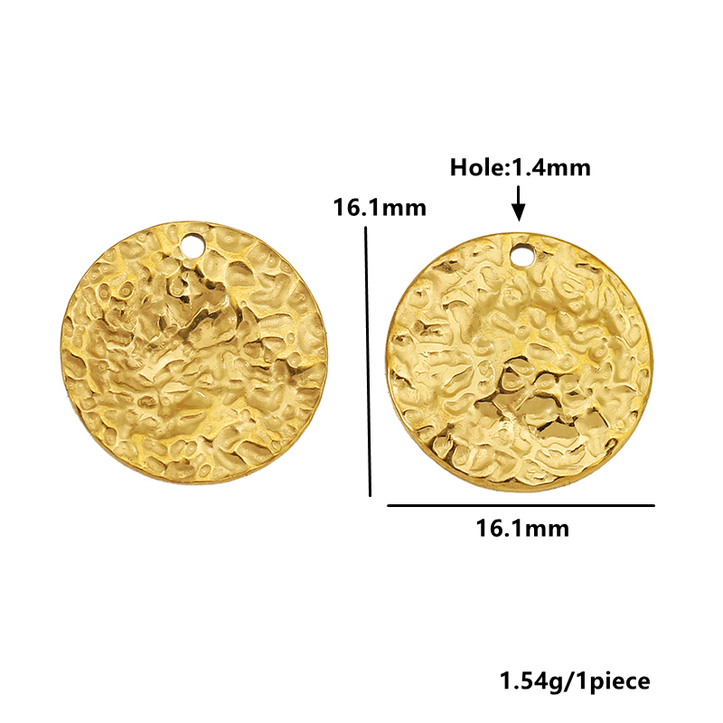 4 szt. Okrągłe zawieszki ze st – Hoop Earrings recenzja i cena
