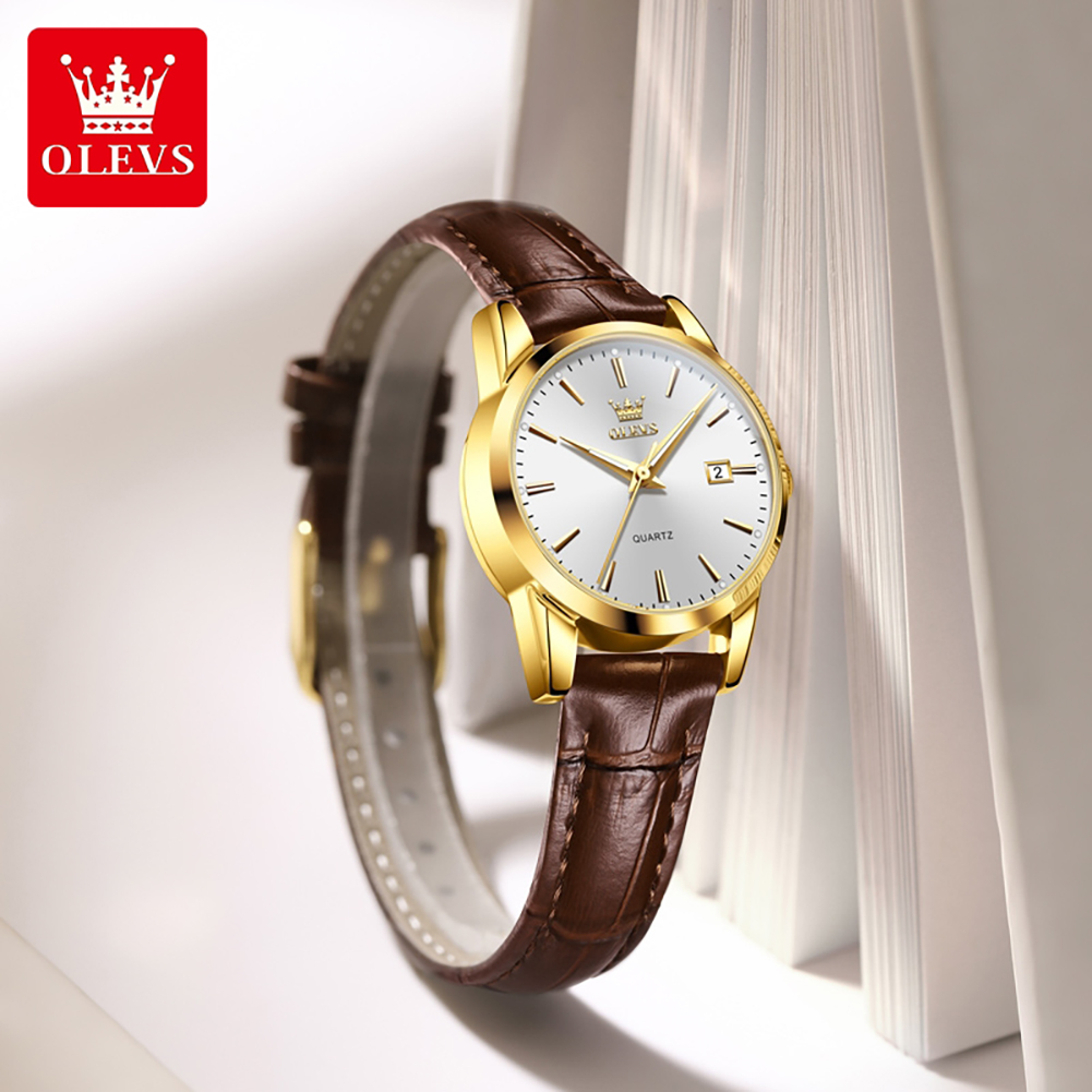 OLEVS 6898 Damski Zegarek Oryg – Leather Bracelet recenzja i cena