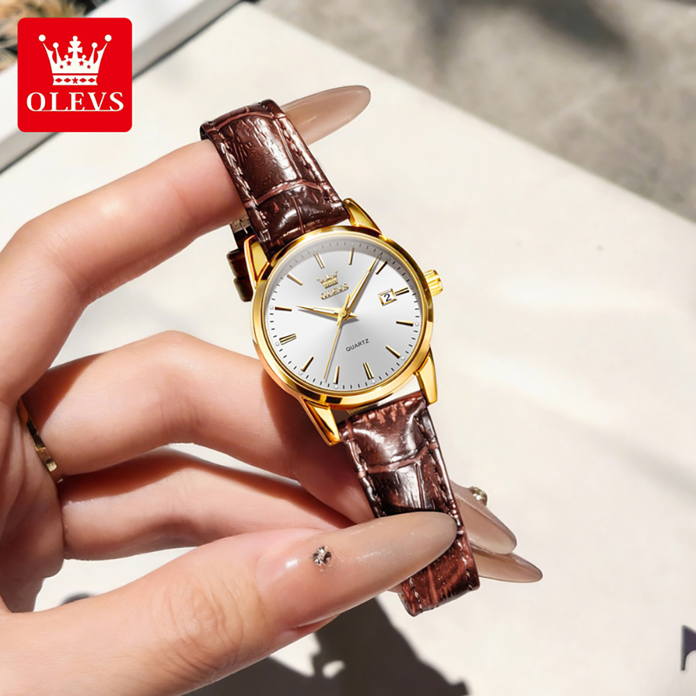 OLEVS 6898 Damski Zegarek Oryg – Leather Bracelet recenzja i cena